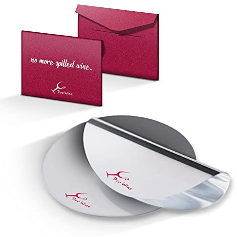 Wine Drip Protecteur, Pro-Wine Drip Brake (15pcs), Disques Verseur de vin réutilisable, Disque Anti-Goutte Gouttes pour Bouteilles en Aluminium avec Emballage Pratique.