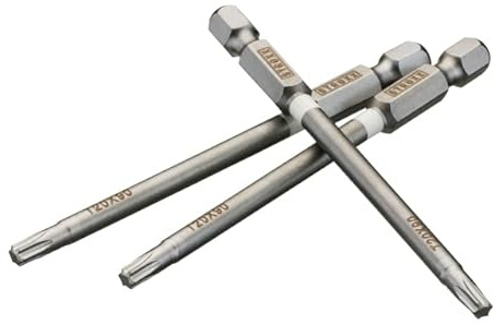 STROXX® Bits 3er |verschiedene Größen| PH1 | PH2 | PH3 | PZ1 | PZ2 | PZ3 | TX10 | TX15 | TX20 | TX25 | TX30 | Bits | Bitsortiment | Schraubenbit | mit Farbcode (TX20)