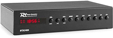 Power Dynamics WT240A WiFi Streaming Stereo Amplifier, Multi Room Amplifier, HiFi Amplifier With Bluetooth, Wireless Audio Receiver for Home Sound Systems, Seamless Integration for High-Fidelity Audio
