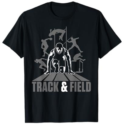 Niedliches Leichtathletik-T-Shirt für Jungen und Mädchen T-Shirt