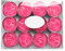 2022 Kerzenhalter in Herzform, kreative Holzverzierungen mit Kerzen, Liebhaber, Geschenke, Valentinstag, schaffen Atmosphäre Kerzenhalter Holz Stumpenkerzen (Pink, One Size)