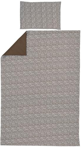 MEYCO Home Bettwäsche 140x200/220cm inkl. Kopfkissenbezugn Cheetah Brown | 100% Baumwolle - Oeko Tex zertifiziert - weich - atmungsaktiv - waschbar & trocknergeeignet