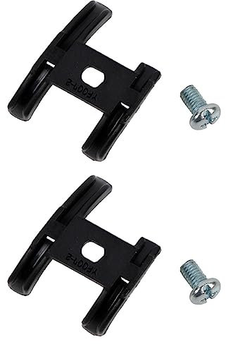 YXQ YF007-2 Bike Cable Bracket 2Pcs Anti Friction Bottom Shifter Guide Holder with Screws for MTB Road Bikes,Black