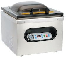 METRO Professional Envasadora al vacío GVS1001, con bomba, maquina de envasar con barra de sellado extraible, tiempo ajustable, universal
