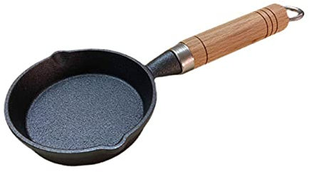 IMIKEYA Bratpfanne Mini-pfanne Für Zuhause Pfannkuchenpfanne Kochpfanne Omelettpfanne Eisen Pfanne Mit Gleichmäßiger Wärmeverteilung Für Camping Und Picknick