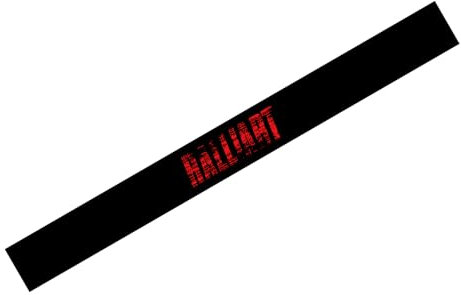 RVETBFD Frontscheiben Aufkleber,Für Mitsubishi Ralliart Auto Sticker,Styling Dekoration,Sun Visor Strip Tint Film