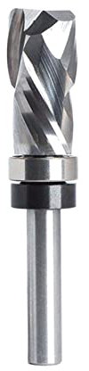 HUIFACAI Solid Compression Flush Trim Router Bit 1/4 Shank Top Bearing Pattern/Plunge Flush Trim Router Bit, come da foto