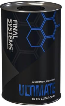 PROTOUCH Final Systems Ultimate 2K HS Klarlack, 1 Liter, wasserweiß, hohe Feststoffe, 2004/42/IIB (e) VOC-konform