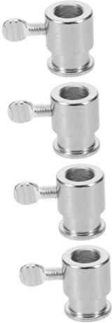 Garneck Spießstangen Stopper 4 Teiliges Zubehör Rotisserie Spießstangen Stopp Rotisserie Balance Rotisserie Grill Zubehör Grillstangen Stopper Tragbarer Stabgrill Grillstangen Fixator Eisen Mit Chrom