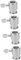 Garneck Spießstangen Stopper 4 Teiliges Zubehör Rotisserie Spießstangen Stopp Rotisserie Balance Rotisserie Grill Zubehör Grillstangen Stopper Tragbarer Stabgrill Grillstangen Fixator Eisen Mit Chrom