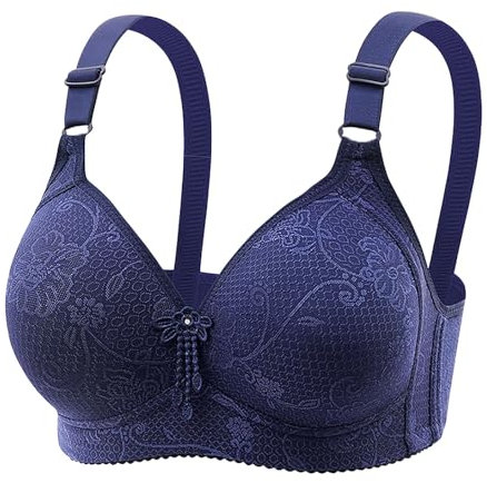 Soutien Gorge Bleu Soldes Soutien Gorge Grande Taille Sexy sous Tient Gorge Femme Enceinte Anti-Saggy Breast Bra Brassière avec Coussinet Brassiere avec Maintien Femme sous Vêtement Soldes