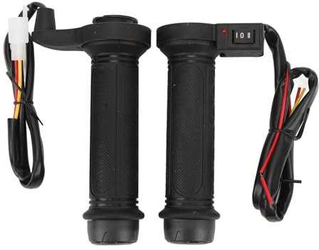 Fockety Motorrad-Heizgriff, 12 V, 3 Gänge, rutschfest, IP67, Elektrisch, Motorrad-Heizgriff, Motorrad-Heizgriff, Integriertes Design, Beheizter Motorrad-Handgriff