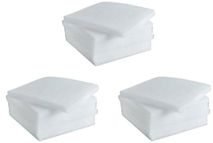 GERUI 18 stück Polyester Filterschwamm Passend für Juwel Compact/für BioFlow 3.0 / M, für 3.0 Filters/M Kompatibel Filterschwamm