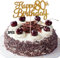 3PCS Gold Happy 80th Birthday Cake Topper, Cake Decorations Glitter Cake Decoration Toppers Birthday Cake Decorations Cake Toppers Suitable for Celebrating 80th Birthday Gifts