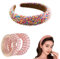 YQCXK Cerchietti per capelli Colorati da donna Cerchietti per capelli color gelato Cerchietti per capelli rosa glitterati Cerchietti per capelli linea telefonica a spirale cerchietti