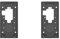 2 Set Ring Doorbell Mount No Drill Secure and Stable Installation Renter Friendly Ring Doorbell Mount ABS Ring Doorbell Holder