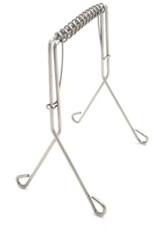 Roulade Clamp, Stainless Steel Hook Shaped Kitchen, Frying Aids Tongs, Strong Grip Food Clip, Barbecue Clamp for Cooking, Serving Grill BBQ