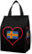 I Love Aland Island Red Heart Lunch Bags for Women Men Insulated Lunch Box Reusable Tote Bag