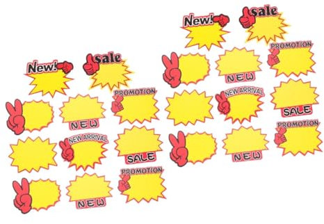 Gadpiparty 2 Sätze Kleine Preisschilder Verkaufsetiketten Für Einzelhandelsdisplays Einzelhandelsgeschäftepreisschilder Preisschilder Für Obst Und Gemüse Ladengeschäftsschild 400 Stück * 2