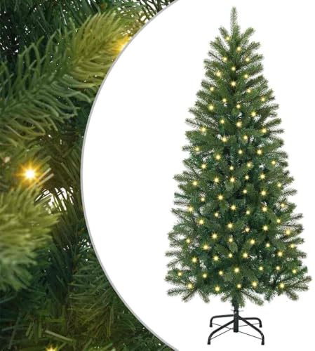 vidaXL Künstlicher Weihnachtsbaum Grün 120 cm PE und PVC