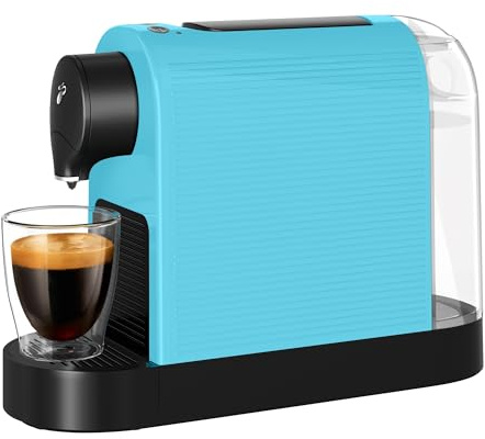 Tchibo Cafissimo „Pure plus“ Kaffeemaschine Kapselmaschine für Caffè Crema, Espresso und Kaffee | 0,8l | 1250 Watt | 11,9 x 33,7 x 24 cm | Limited Edition Tropical Breeze