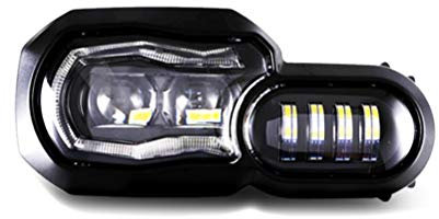 LED Scheinwerfer QL2 für BMW F 800 GS/Adventure 08-18 Hauptscheinwerfer ECE