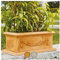 Monacis Fioriera Festone in polietilene Rome 80 cm Color Terracotta