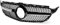 TOOWGM Diamond Style W205 Kühlergrill für Mercedes Benz C-Klasse W205 C200 C250 C300 C350 2015–18 ohne Kamera (schwarz)