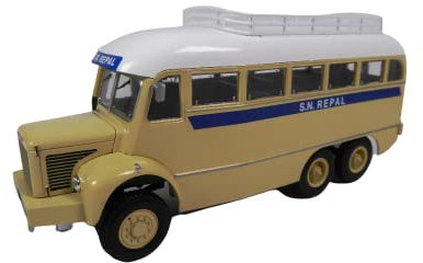 OPO 10 - Camion 1:43 Compatibile con Berliet GBC 8M 6x6 Autobus Saharien - BER29