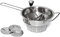Food Mill - Bezrat Stainless Stainless Steel 2-Quart Food 3 Discs | Kitchen Mill for Mashing, Straining & Grating Fruits & Vegetables | Easy to Clean & Durable Quality, 17 x 9 x 5.2 inches