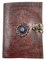 OVERDOSE PENTAGRAM LAPIS STONE Leder-Tagebuch – handgefertigtes Tagebuch aus antikem Stein mit Randpapier und Ledereinband | Skizzenbuch aus Leder – Größe – 12 x 17 cm. Organizer – Organizer