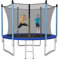 COSTWAY Ø 244/305/366/427cm Trampolin Outdoor, Gartentrampolin GS Zertifiziert, Kindertrampolin mit Leiter, Sicherheitsnetz & Randabdeckung, Trampolin Komplettset für Garten, Outdoor (Ø305cm)