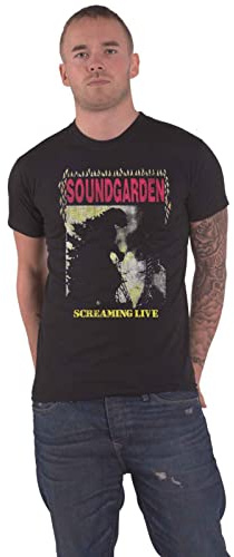 Soundgarden T Shirt Total Godhead Band Logo Official Mens Black Small