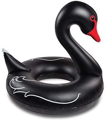 EdirFtra Luftkissen Wasserhängekissen Schwimmbad aufblasbares Boot 120 cm Schwarzgans Schwimmring Erwachsener PVC Schwimmring Wasser aufblasbar Schwimmring