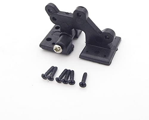 【Remote control toy parts】 4PCS Hinge Seat Push Rod Linker End Connector Servo Horn DIY Parts compatible with Alierons Flaps Airbrakes RC Airplane Model Fixed Wing --Environmentally friendly materials