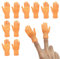 TSHAOUN 10 Stück Kleine Hände, Mini Fingerpuppen Mini Hände Mini Linke Hand Rechte Hand Streichspielzeug, Interaktives Spielzeug für Haustiere, Tiny Hand Set für Magie, Spiele, Halloween