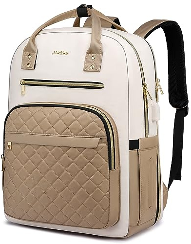 YAMTION Rucksack Damen,Schulrucksack Frauen Schultasche Mädchen Teenager Tagesrucksack mit USB und Laptopfach für Schule Universität Büro Arbeit Stadt