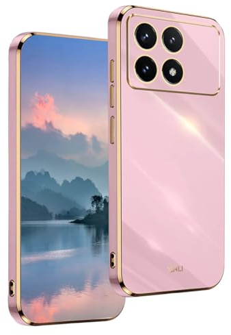 UPLAI Cover per Xiaomi Redmi Note 12 Pro 4G, Design Galvanico alla Moda Custodia Ultra Sottile Antiurto Anti-Graffio, Colorato Lussuoso Morbido TPU Silicone Caso.(Porpora)