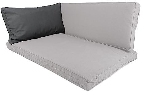 Nordje Comfort Lehnenkissen Grau 73x40 cm
