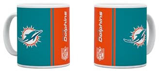 Great Branding NFL Tasse Becher Kaffeetasse ** Gridiron ** 330 ml (Miami Dolphins)