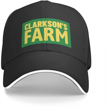 Baseballkappe Mode Unisex Hip Hop Custom Casual Clarksons Farm Baseballkappe für Männer und Frauen Klassische Outdoor-Derbymütze Gelb Neuheit