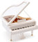 LTHERMELK Klavier Spieluhr, Mini-Klavier-Spieluhr zum Aufziehen, Geeignet für Geburtstagsgeschenke, Tischdekorationen, Mini Piano Music Box, Magical Music Box