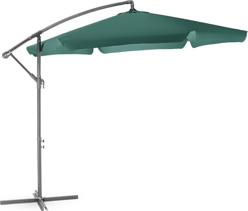 Outtec® Parasol XXL réglable, parasol de jardin Ø350 cm, protection solaire UV 50+