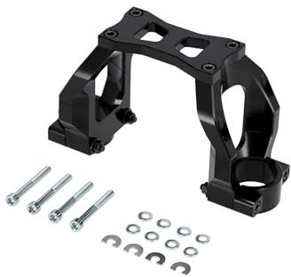 Gabelversteifung CNC, Aluminium, Schwarz eloxiert mit Kleinteilen - für Sim