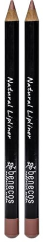 benecos - natural beauty Naturkosmetik - Lipliner - mit Bio-Sheabutter & Mangoöl - brown (Packung mit 2)