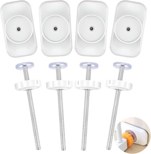 8pcs Baby Gate Extension Kit - Spindle Rods, Wall Guard Pads, Compression Bolts - Safety Gate Telescopic Piece for Protecting Pets and Installing