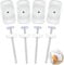 8pcs Baby Gate Extension Kit - Spindle Rods, Wall Guard Pads, Compression Bolts - Safety Gate Telescopic Piece for Protecting Pets and Installing