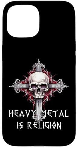 Metal Is Religion Heavy Metal Rock Musik Hülle für iPhone 15