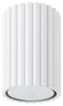 SOLLUX lighting Deckenlampe Deckenleuchte Deckenstrahler Lampe Decke Aluminium 1 Flammig 6,5 x 6,5 x 10 cm Karbon Weiß