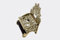 Fenzo Traditional Toilet Roll Holder Wooden Roller Brass Imperial Victorian Style Wall Mounted Loo Roll Holder, Elegant Touch, Easy Installation (Golden)